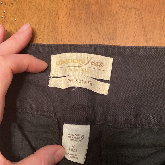 London Jean Chino Stretch size 4 Tall - Picture 2 of 5
